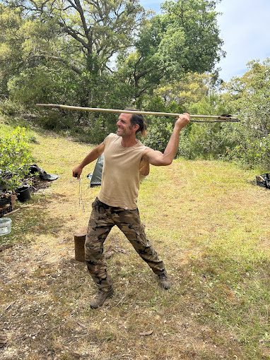Hands on Atlatl Target Practice