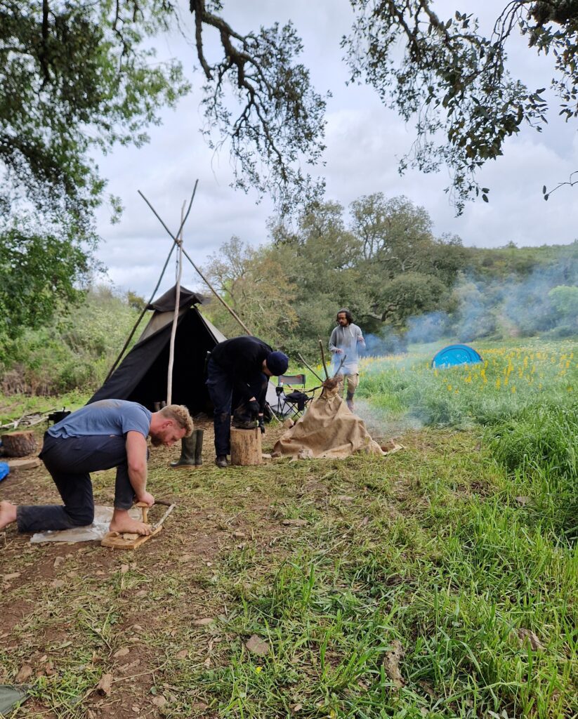 Friction Fire Making - Bow Drill Fire